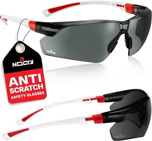 Gafas de sol de seguridad con lentes envolventes de color verde - Picture 1 of 8