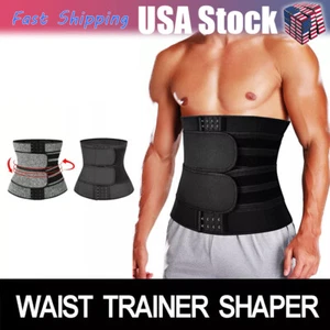 Waist Trainer Tummy Belt Umbilical Abdominal Support Fat Burning Truss Girdles - Picture 1 of 22