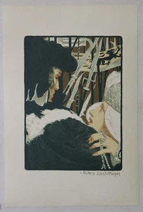 "Henri BELLERY DESFONTAINES: L'IMPLORATION" Litho orig. THE STUDIO 1898 - Bild 1 von 1