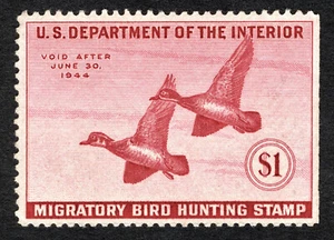 US 1943 Duck Stamp #RW10 MH CV $55 - Picture 1 of 2