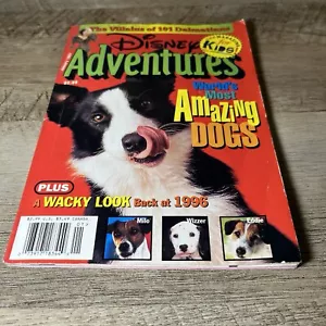 ⭐️ Vintage Ad Disney Adventures Magazine January 1997 World’s Most Amazing Dogs - Imagen 1 de 4