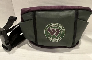 Vintage Wimbledon Championships Tennis Fanny Pack Shoulder Strap Belt Bag - Picture 1 of 9