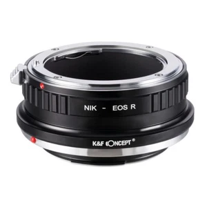Adattatore K&F Concept per obiettivo Nikon F a fotocamera Canon EOS R RF R5 R6 - Foto 1 di 6