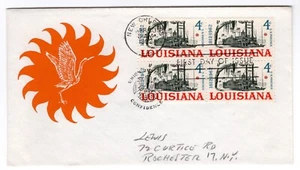#1197 Louisiana Statehood 1962 FDC - Eric Lewis ONLY 12 Made Silk Screen - Picture 1 of 2