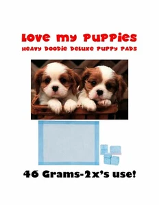 300ct Deluxe Grade Extra Large Puppy Training Pads Extra Absorbent Reuse 3x's - Bild 1 von 1