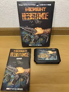 Midnight Resistance Mega Drive Japan (Original Box and Manual) - Picture 1 of 17
