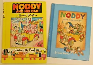 NODDY & HIS CAR - As New, Enid Blyton, VINTAGE Ed., & HERE COMES NODDY - G - Foto 1 di 4