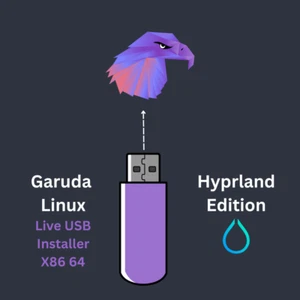 Garuda Linux Hyprland 32GB Bootable USB Live & Install | Arch Linux Rolling - Picture 1 of 10