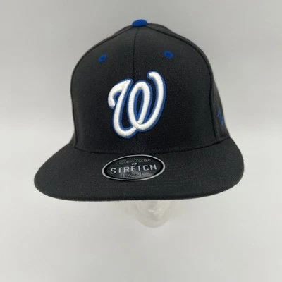Washington Nationals UCONN Huskies Collab Zephyr Hat Cap L/XL Stretch Fast Ship! - Image 1 of 4