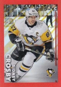 2022-23 Topps Chrome NHL ORANGE REFRACTOR Sticker #380 SIDNEY CROSBY /25 MADE - Bild 1 von 1