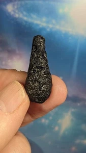 Large Tektite Meteorite Teardrop Supplied in Box with Information 34x15mm - Picture 1 of 2