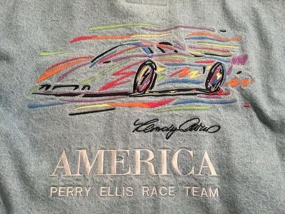 AMERICA Perry Ellis Race Team Shirt & Jacket Combo (XXL)US - Image 1 of 4