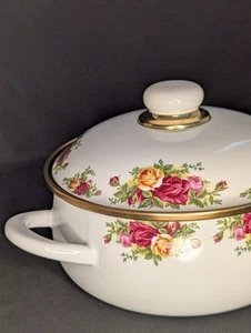 Olla vintage Royal Albert Old Country Roses 8,5" - Imagen 1 de 6