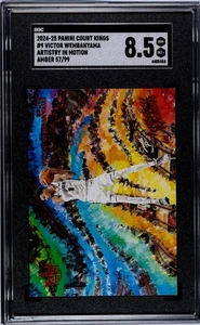 2024 Panini Court Kings Victor Wembanyama #9 Artistry In Motion Ruby /99 SGC 8.5 - Picture 1 of 2