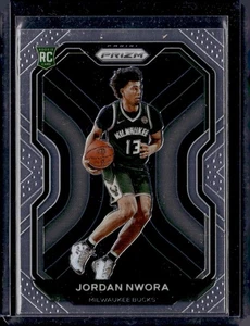 Jordan Nwora 2020-21 Panini Prizm #273 Milwaukee Bucks - Imagen 1 de 2