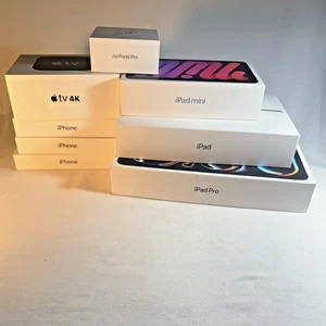 Apple iphone,ipad,TV, air pods, mini EMPTY Boxes only Lot of 8 - Photo 1 sur 23