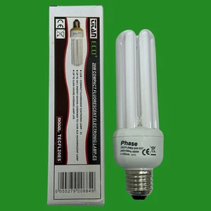 6x 20W (=100W) Phase CFL Low Energy Stick Light Bulbs 4000K Edison Screw ES E27 - Picture 1 of 4