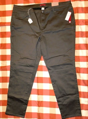 NUEVO CON ETIQUETAS VESTIDO BARN SIGNATURE FIT Talla 22W PANTALONES GRIS OSCURO DELGADO PARA MUJER Foto 1 de 4