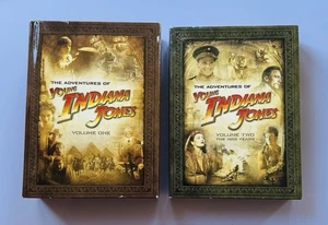 The Adventures of Young Indiana Jones: Complete Volume 1 and 2 Lot Vintage 90s - Picture 1 of 1