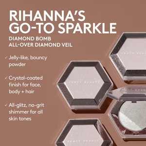 FENTY BEAUTY Diamond Bomb All-Over Diamond Veil (You Pick) NIB 0.28 oz / 8 g - Picture 1 of 7