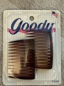 Vintage 1993 Goody Kant-Slip Mini Haarkämme Seitenhaarkämme 2 Ct USA 90’s Accessory - Bild 1 von 3