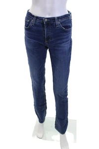 AG Women's Midrise Five Pocket Medium Wash Straight Leg Denim Pants Size 29 - Picture 1 of 6