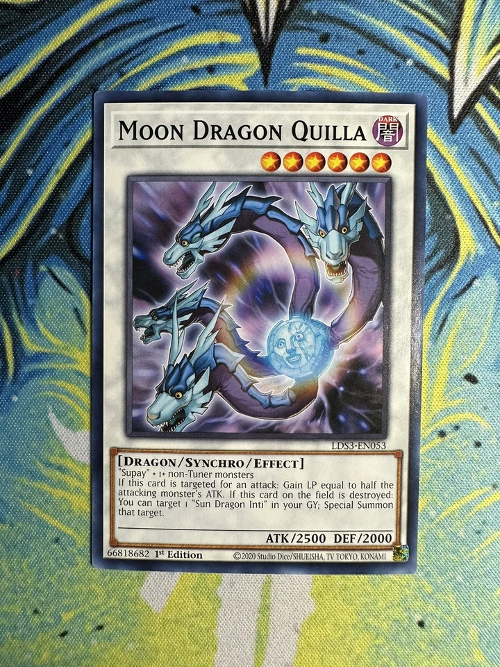 Moon Dragon Quilla - LDS3-EN053 - Common - 1st Edition - Image 1 of 1