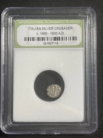 ITALIAN SILVER CRUSADER         c. 1400-1600 A. D.  #2025 Cover