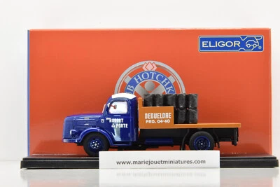 HOTCHKISS PL20 PLATEAU CHARBONNIER 1946 ELIGOR 1/43 NEUF EN BOITE CLUB HOTCHKISS - Photo 1/4