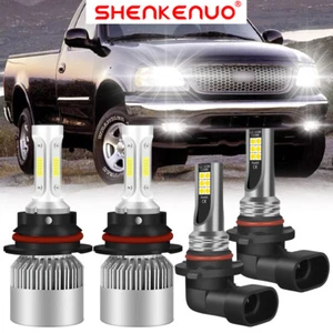 Para Ford F-150 1999-2003 6000K 4x Combo Faros LED Bombilla antiniebla alta/baja S2 - Imagen 1 de 16