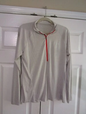 Chaqueta Under Armour Cremallera Completa XL Gris Naranja Cremallera Completa Heatgear Manga Larga Foto 1 de 4