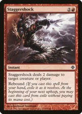 FOIL Staggershock | MtG Magic Rise of the Eldrazi | English | Near Mint