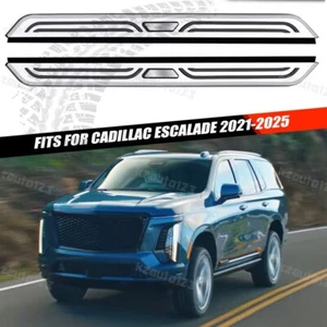 Running Board Fits For Cadillac Escalade 2021-2025 Side Steps Nerf Bar Pedals - Picture 1 of 1