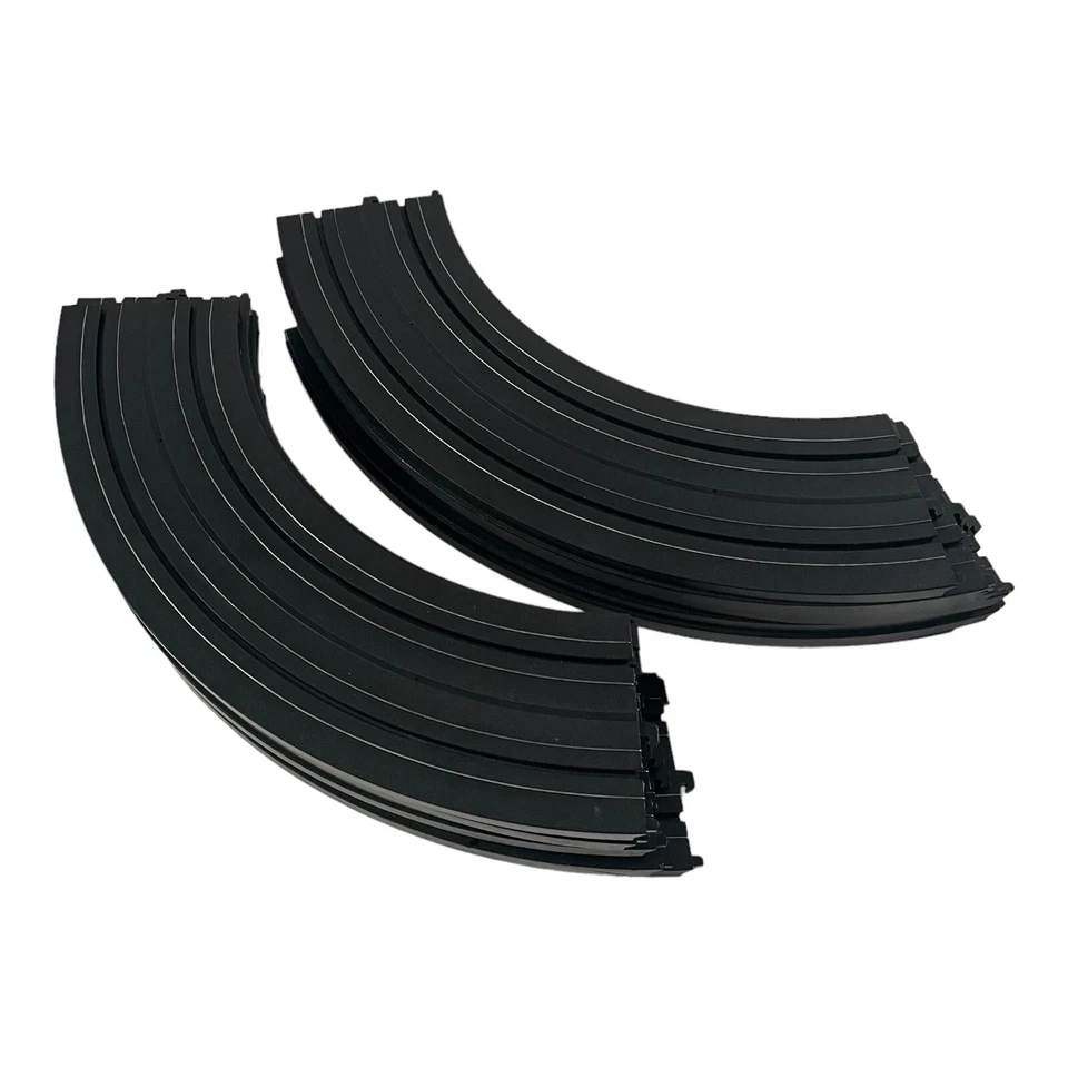 (16) Pista de carreras eléctrica a escala Ho curvada de radio de 9 pulgadas realista Foto 1 de 4