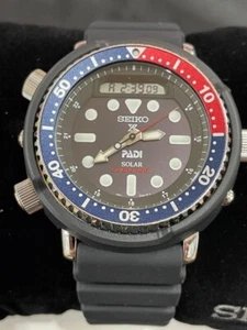 New Seiko Prospex Solar Hybrid Divers 200M Men's Watch SNJ027 - Picture 1 of 7