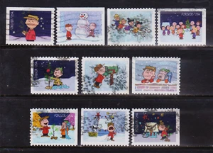 OFF paper #5021-30 A Charlie Brown Christmas (used set of 10) Forever 2015 -f178 - Picture 1 of 1