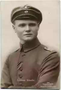 Deutscher Erster Weltkrieg Ace Karl Emil Schäfer Jasta 11 und 28 Sanke #507 Foto Postkarte - Bild 1 von 2