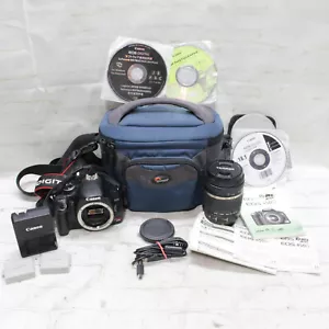 Canon EOS Rebel XSi/EOS 450D 12.2MP DSLR Digital Camera w Tamron Lense Battery - Picture 1 of 22
