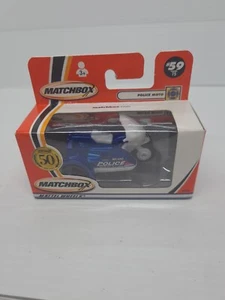 Matchbox 2001 MB #59 Police Moto 50th Anniversary New 96829 VINTAGE MOTORBIKE - Picture 1 of 8