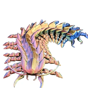 Figura Articulada Ciempiés Gigante XL Impresa en 3D Coleccionable Multicolor 12" - Imagen 1 de 4