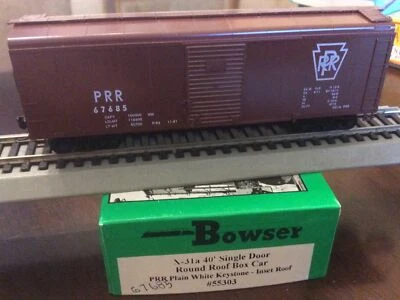 HO Bowser  X31A PENNSYLVANIA 40' PRR 67685 40' Single Door Box Car RTR - Image 1 of 4