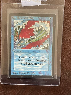 Blue Elemental Blast X (1)  Beta Beautiful EX/Near Mint (RG) 041325.0216 4RCards - Image 1 of 2