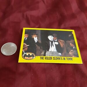 [264] The Killer Clown's In Town Batman 1989 Original Topps Trading Card  Retro 