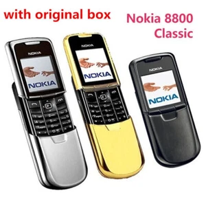 Nokia 8800 Mobile Phone 2G GSM Tri-band Unlocked Classic 3 Colors NEW Sealed - Afbeelding 1 van 15