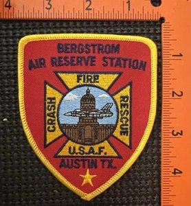 Bergstrom Air Reserve Station Texas Fire Rescue Department Patch US Air Force - Picture 1 of 2