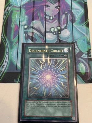 Yugioh 1x Degenerate Circuit Ultimate Rare CDIP-EN047 Cyberdark Impact LP - Image 1 of 3