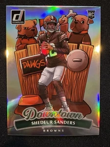 JUMBO 2025 Panini Donruss Shedeur Sanders Jumbo Oversized Downtown Rookie RC #17 - Picture 1 of 3