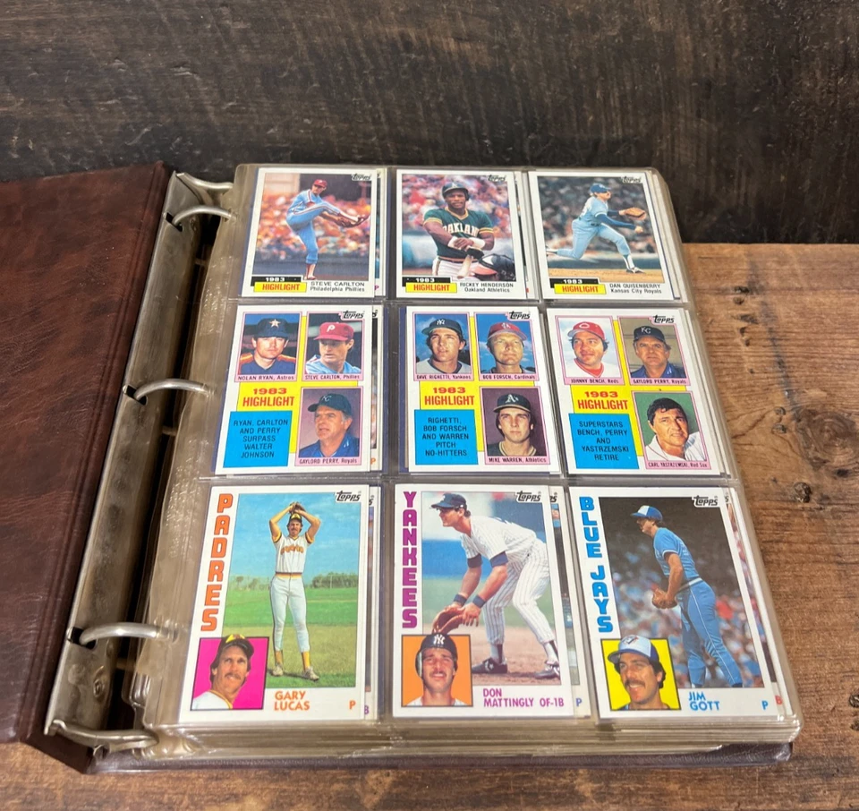 1984 Topps Baseball Complete Set (792) In Binder READ - Image 1 of 4