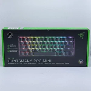New Razer Huntsman V3 Pro Mini Wired 60% Analog Optical Keyboard Black RZ01-0462 - Picture 1 of 4