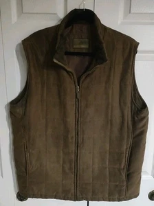 Rainforest Jacket Vest Mens Size XL Brown - Picture 1 of 5